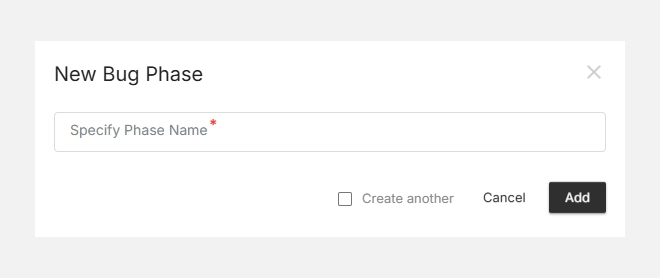 Adding a new bug phase