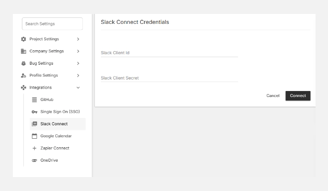 How to set-up slack integration