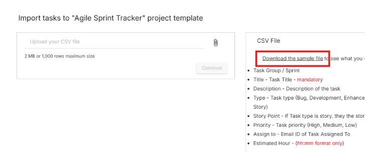 Download the sample file