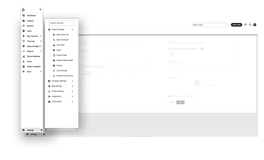 A Smarter UI is Here: Revamped Settings & Navigation in Orangescrum Agile