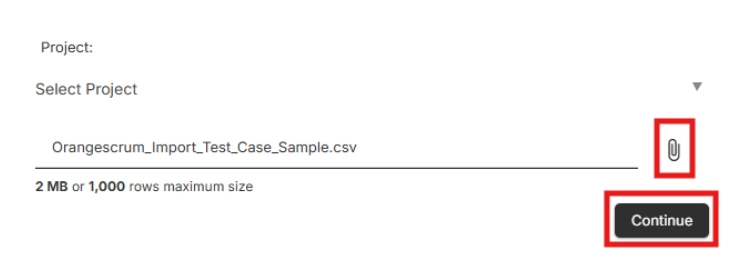 Orangescrum test case sample file