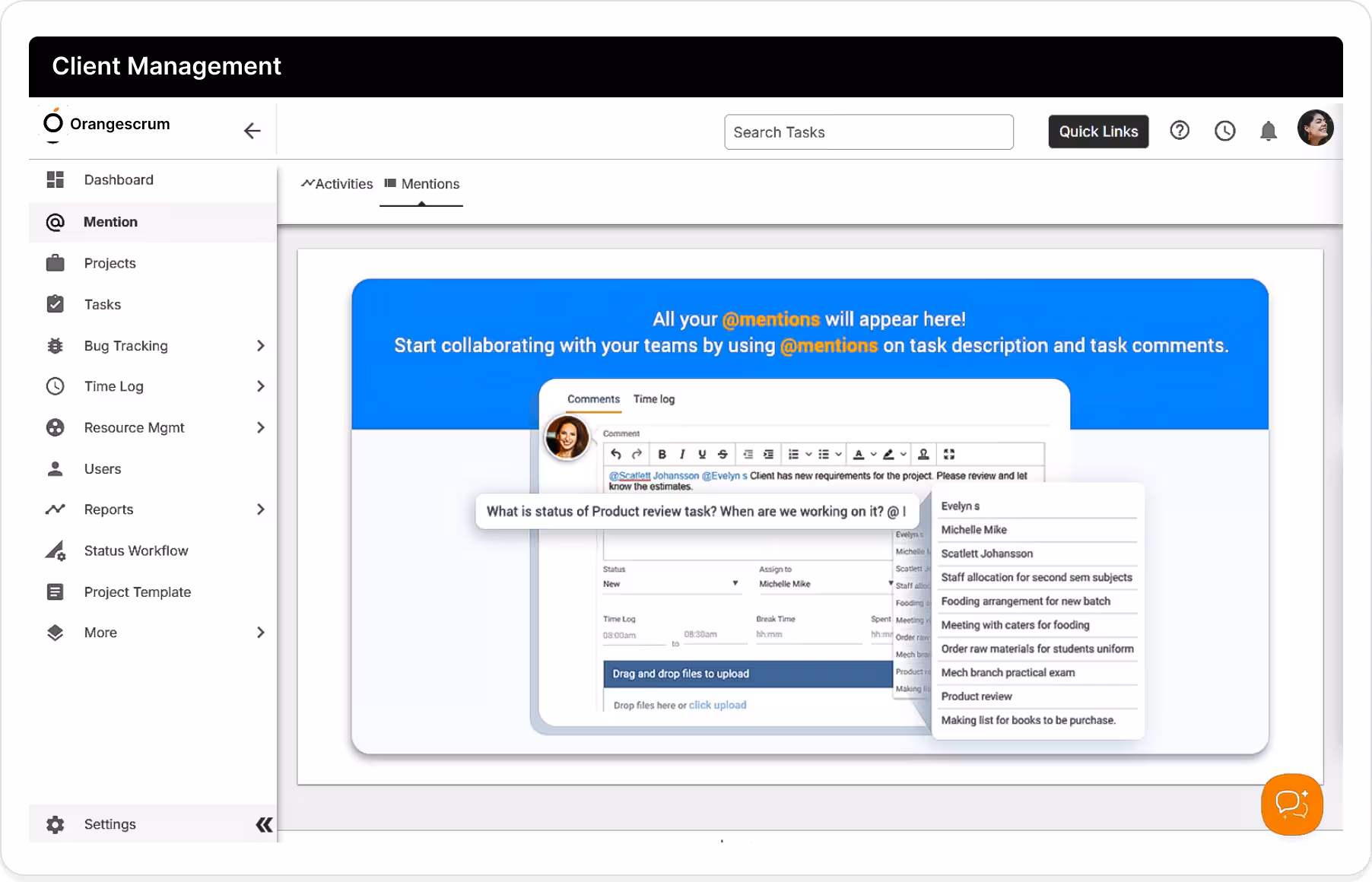 Client management